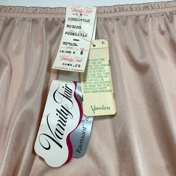 Vintage Vanity Fair Granny Panties, 1980s Antron Nylon Lot of 2 Sz 6 (XS-S) - Picture 5 of 16